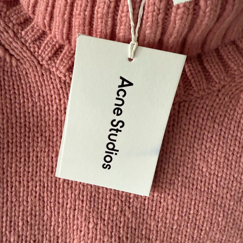 Acne Pink Cowl Turtleneck Sweater - Picture 7 of 10